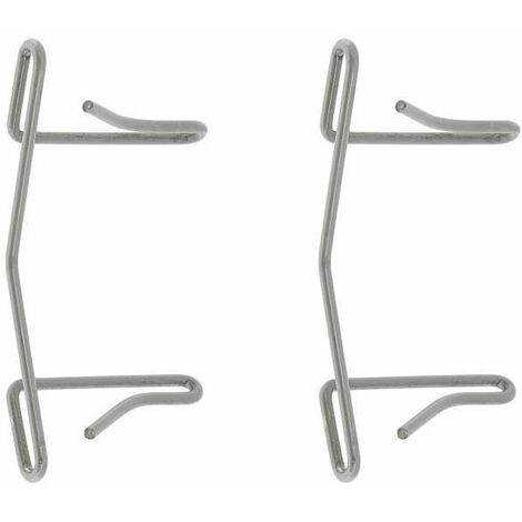 Cyclingcolors – Lot de 2 embouts clips guidage acier pour volet roulant – Maintien des lames PVC 37mm – Installation facile – Alignement latéral optimal