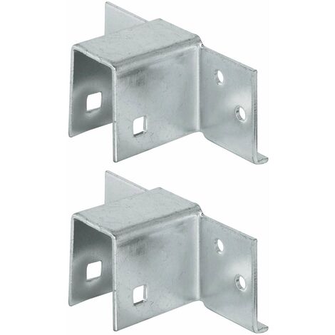 Cyclingcolors – Lot de 2 équerres de fixation en acier – Épaisseur 19mm – Pour assemblage cadre lit bois – Flexibilité gauche/droite