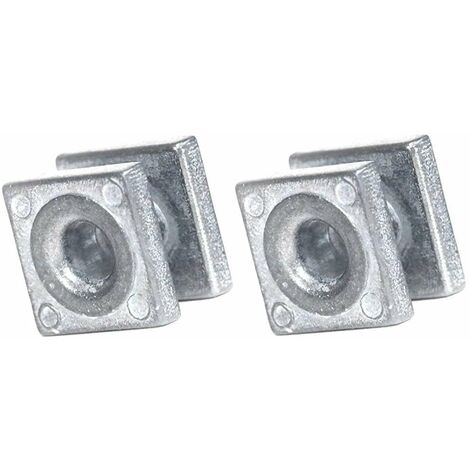 Cyclingcolors – Lot de 2 passe-fils œillet 13 x 13 mm – Modèle carré pour tête débroussailleuse – Passage de fil 4,5 mm pour entretien jardin