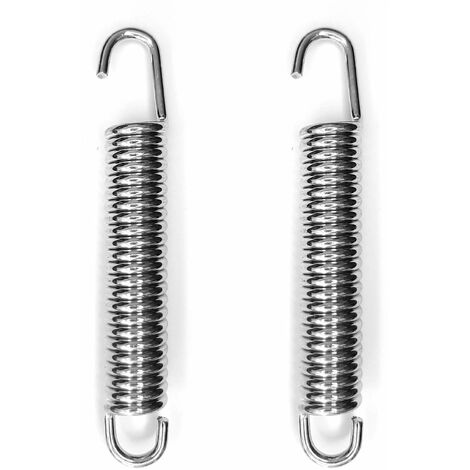 Cyclingcolors – Lot de 2 ressorts de traction en acier – Double crochet pour béquille scooter et moto – Dimensions 3x15x94mm – Durabilité optimale
