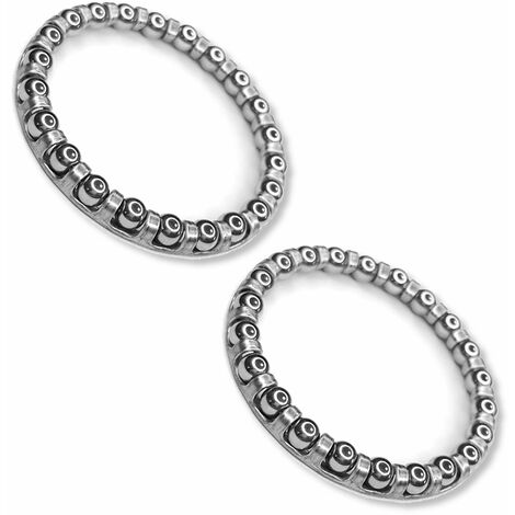 Cyclingcolors – Lot de 2 roulements à billes en acier 31mm – Diamètre extérieur 40mm – 22 billes de 3,97mm – Utilisation universelle vélo et bricolage