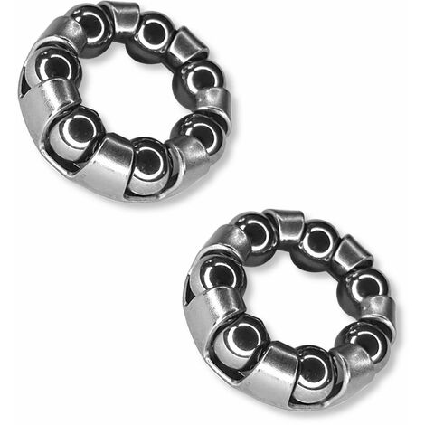 Cyclingcolors – Lot de 2 roulements à billes vélo acier 13mm – Diamètre extérieur 20mm – 7 billes 4,76mm – Utilisation universelle pour moyeu