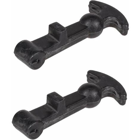 Cyclingcolors – Lot de 2 tendeurs caoutchouc élastique 120mm – Système de fixation pour capot, vélo, remorque – Usage piscine et jardin