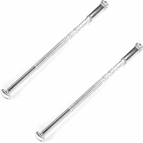 Cyclingcolors – Lot de 2 vis relieuses antivol M4 sécables 60 à 95mm – Finition nickelée – Assemblage solide pour meubles et portes