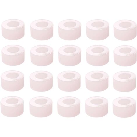 Cyclingcolors – Lot de 20 entretoises cylindriques rondes en plastique PA naturel – M5 x 5 mm – Pour soutien et espacement dans divers projets