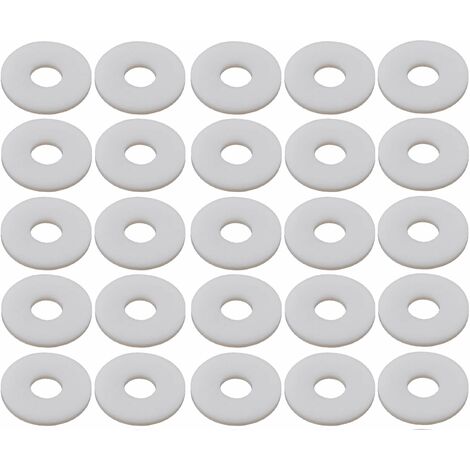 Cyclingcolors – Lot de 25 rondelles plates en nylon DIN 9021 – Diamètre extérieur 22mm – Épaisseur 2mm – Pour filetage M8 – Résistance à l'usure