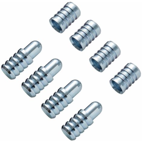 Cyclingcolors – Lot de 4 goupilles de guidage 8mm – Longueur 24mm pour montage meuble – Pour tables à rallonge et meubles stables