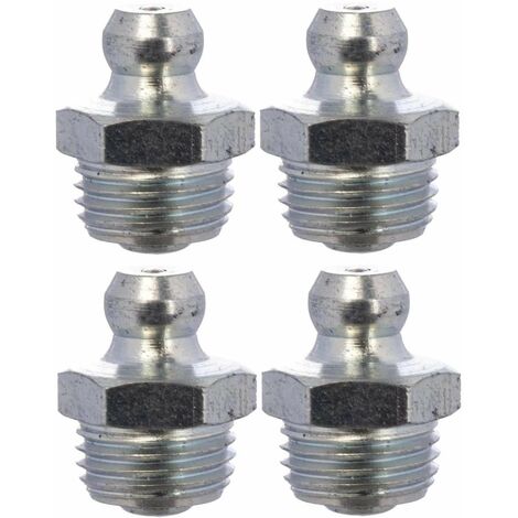 Cyclingcolors – Lot de 4 graisseurs M10x1 180° – Embout graissage pour tracteurs et engins agricoles – Utilisation universelle et durable