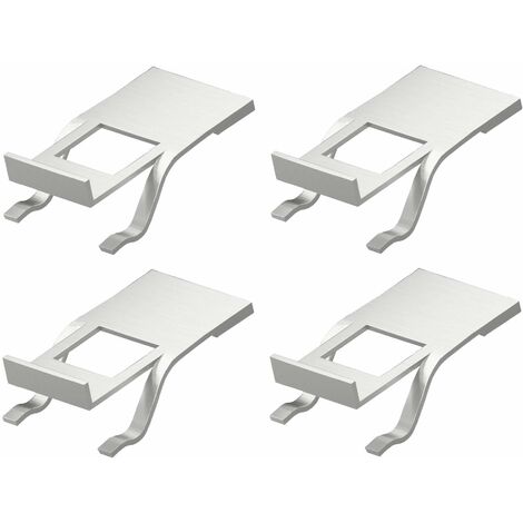 Cyclingcolors – Lot de 4 limiteurs d'angle 85° pour charnières Tiomos – Acier brut – Installation facile pour espaces restreints – Protection meubles