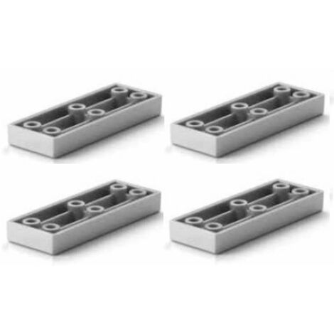 Cyclingcolors – Lot de 4 pieds de meuble à visser en plastique durci 300kg – Dimensions 80x30x10mm – Protection sol parquet – Pour chaises, tables, lits, armoires