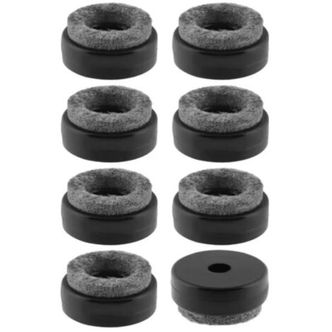 Cyclingcolors – Lot de 8 patins glisseurs en feutre pour meubles – Dimensions 30x10mm – Fixation M5/M6 – Protection sols durs et délicats
