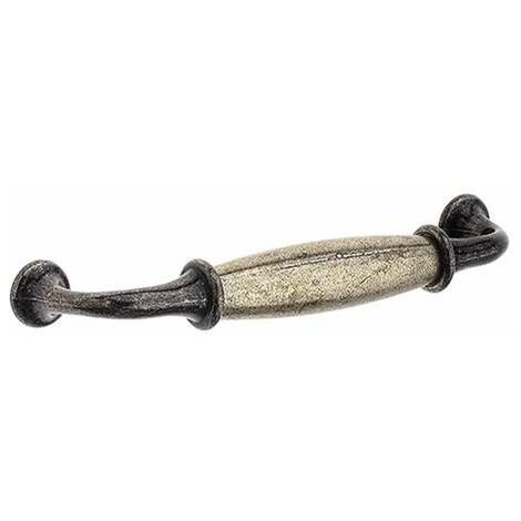 Cyclingcolors – Poignée de meuble en métal finition bronze – Entraxe 128mm – Longueur 138mm – Hauteur 34mm – Pour placards et tiroirs