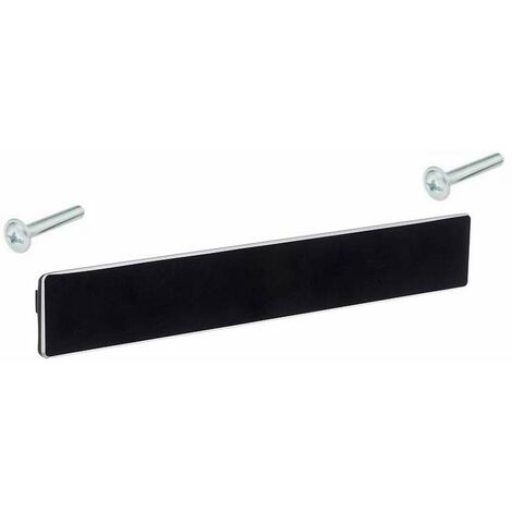 Cyclingcolors – Poignée de meuble métal noir mat 168mm – Entraxe 128mm – Hauteur 32mm – Installation à vis pour tiroirs et armoires