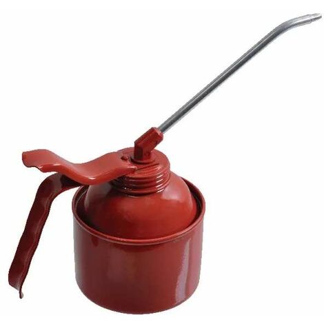 Cyclingcolors – Pompe à huile Pressol 500mL – Métal rouge – Bec rigide ergonomique – Lubrification moteur précise – Entretien mécanique