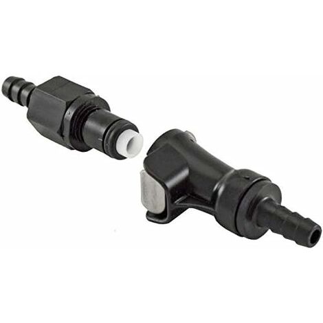 Cyclingcolors – Raccord rapide universel pour durite carburant 5mm 6mm – Compatible essence, eau, huile – Sécurité renforcée pour motoculteur, tondeuse, moto