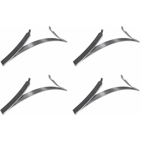 Cyclingcolors – Lot de 4 ressorts en métal acier pour butée de porte coulissante – Adaptés rails inférieurs – Solution durable pour maintien efficace