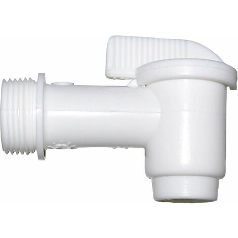 Cyclingcolors – Robinet vanne fût plastique 3/4 – Clapet de vidange pour fûts 30/60/120/220 litres – Contrôle débit précis - OU 120 ET