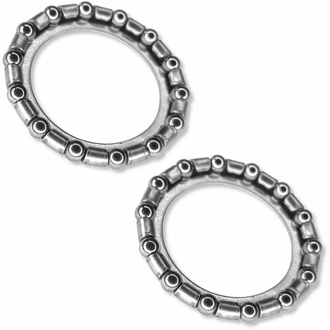 Cyclingcolors – Roulement à billes vélo acier 27mm – Diamètre extérieur 37mm – 14 billes de 3,97mm – Usage universel pour direction vélo