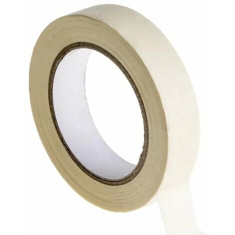 Cyclingcolors – Ruban de masquage 19mm x 50m – Température max 60°C – Résistant aux solvants – Finition nette pour peinture intérieure et extérieure