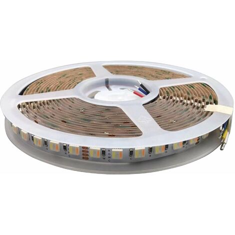 Cyclingcolors – Ruban LED SMD5050 dimmable RGB + CCT 24V 28,8W/m – 96 LED/m – Adhésif 3M pour installation facile – Éclairage intérieur et extérieur, 2 mètres - 96LED