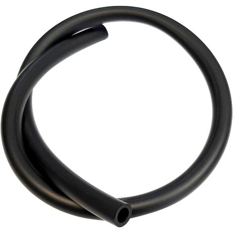 cyclingcolors tubo benzina nero flessibile carburante gomma auto moto ciclomotore tagliaerba tosaerba decespugliatore motosega (Ø 5mm x 8mm)