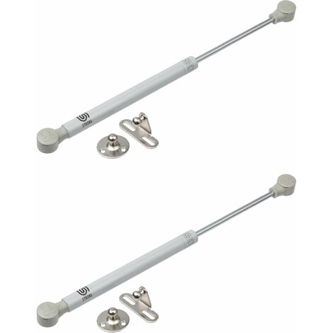 Cyclingcolors – Vérin à gaz automatique 245mm – Force 30N – Couleur gris argent – Pour portes et meubles – Installation simple