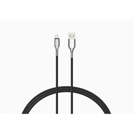 Cygnett Lightning - USB-A 3 m Acciaio inox, Bianco