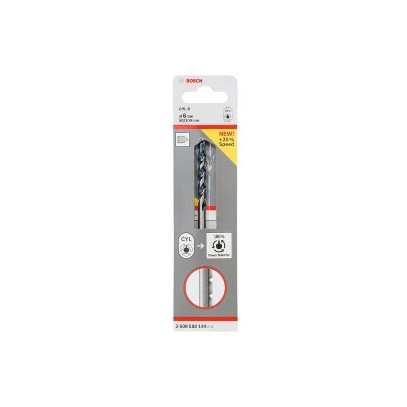 

Cyl-5 Granito, Hormigón: 6 X 50 X 100 - Bosch