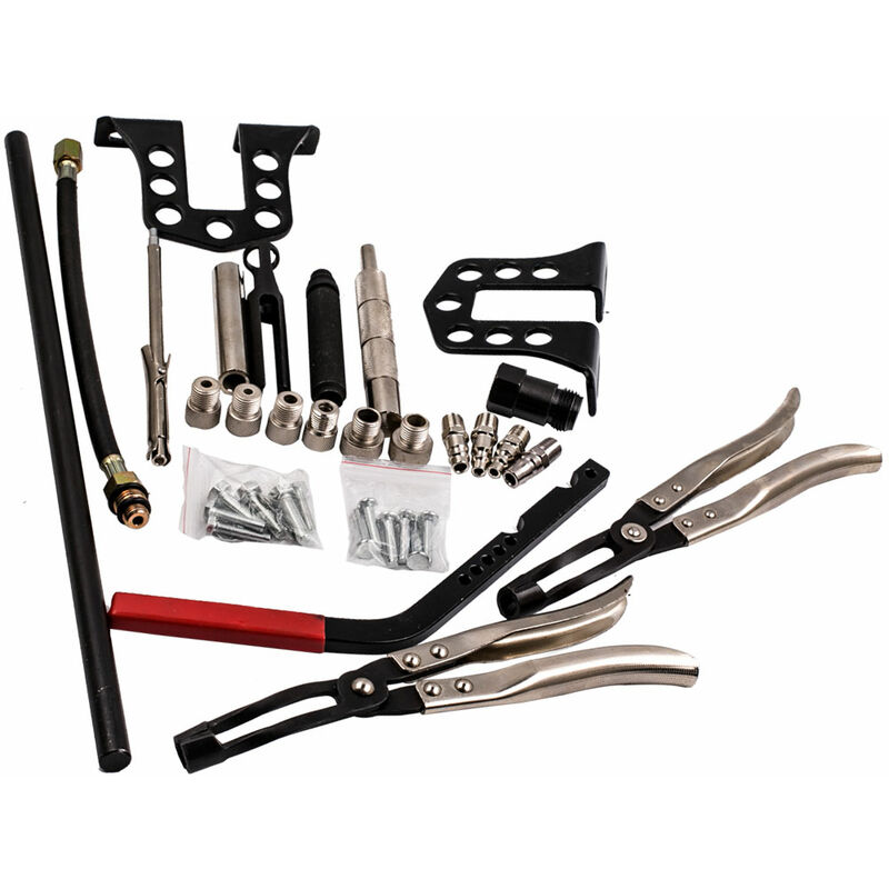 Cylinder Head Service Tool Kit For Valve Springs Guides Bushes Stem Seal remover