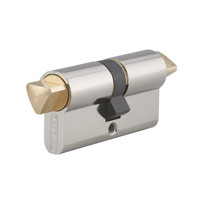 Thirard - Cylindre 2 triangles externes 14 profilé hg, 30x30mm, nickelé