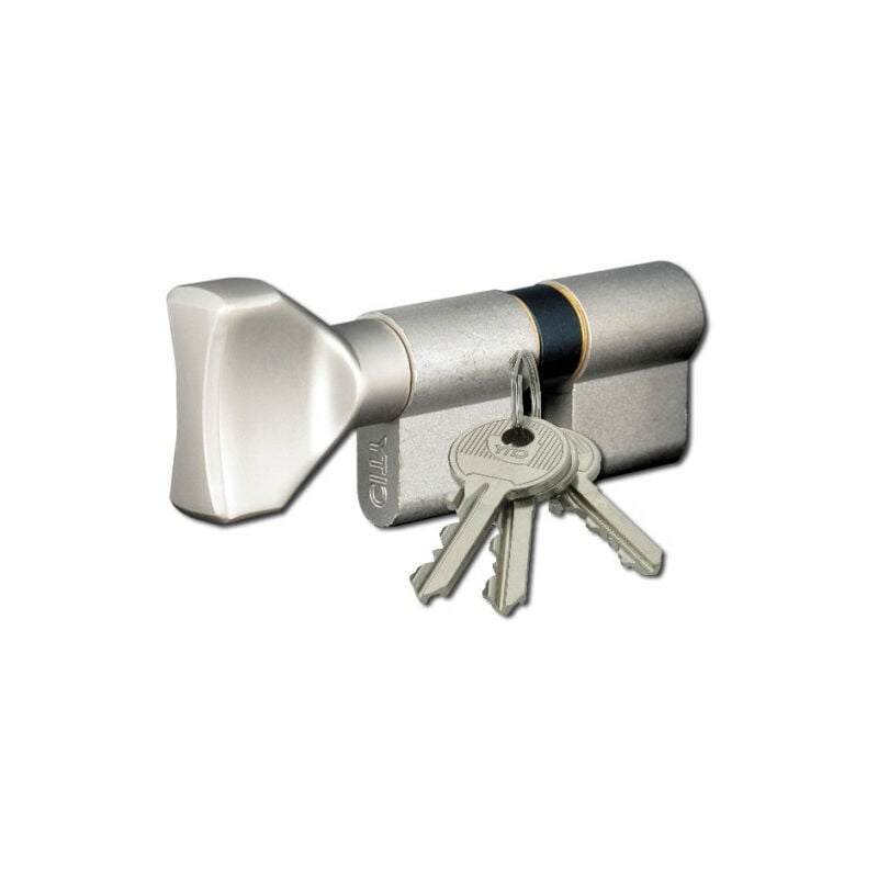 Cylindre à bouton ISEO 5G CITY Argent N/A 30 mm 30 mm Nickelé Cylindre bouton