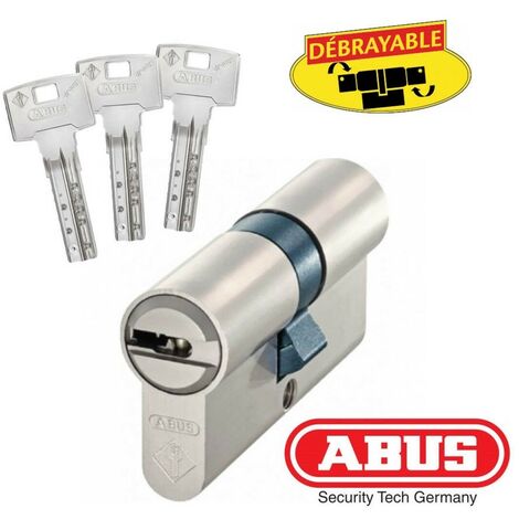 ABUS EC550 Longueur de double cylindre 45/55mm avec 10 clé