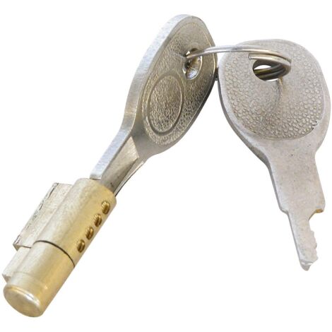 Cylindre à mortaise pour attelage Carpoint – Verrouillage sécurisé – 2 clés incluses – Compatible avec modèles 0410210 et 0410237
