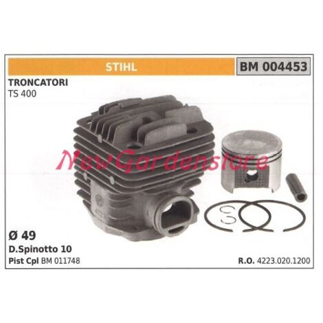 Cylindre à piston STIHL pour tronçonneuse TS 400 004453