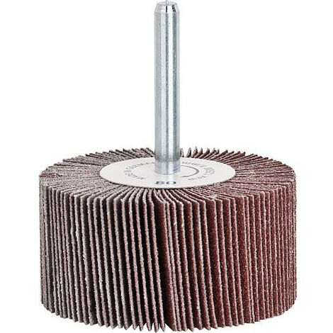 Cylindre a poncer a lamelles avec tiges 40x15x6 mm Grain P 80
