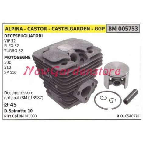 Cylindre à segments ALPINA pour tronçonneuse ALPINA 500 510 SP510 005753