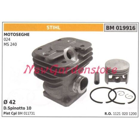 Cylindre à segments de piston STIHL moteur de tronçonneuse 024 MS 240 019916