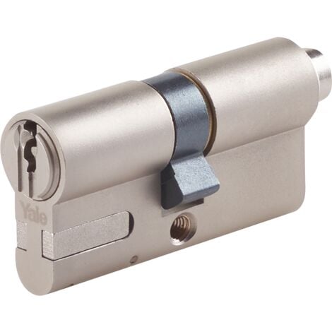 Cylindre ajustable Yale - Compatible avec toutes les largeur de portes - Compatible avec la serrure connectée Linus Yale