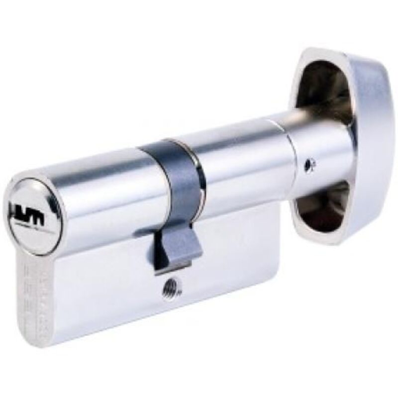 Cylindre à bouton T80-P profil protégé 4 clés réversibles et carte de propriété B45 x 45 - Tesa securité