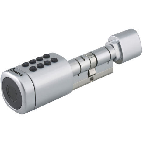 Cylindre connecté Intelock STUDY, taille ajustable, argent - INTELOCK