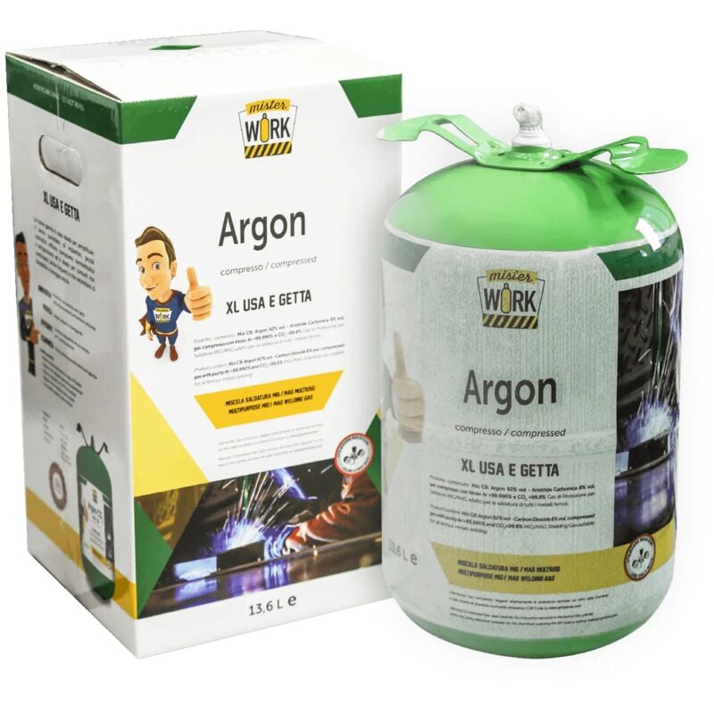 Cylindre d'argon Helvi Misterwork 14lt