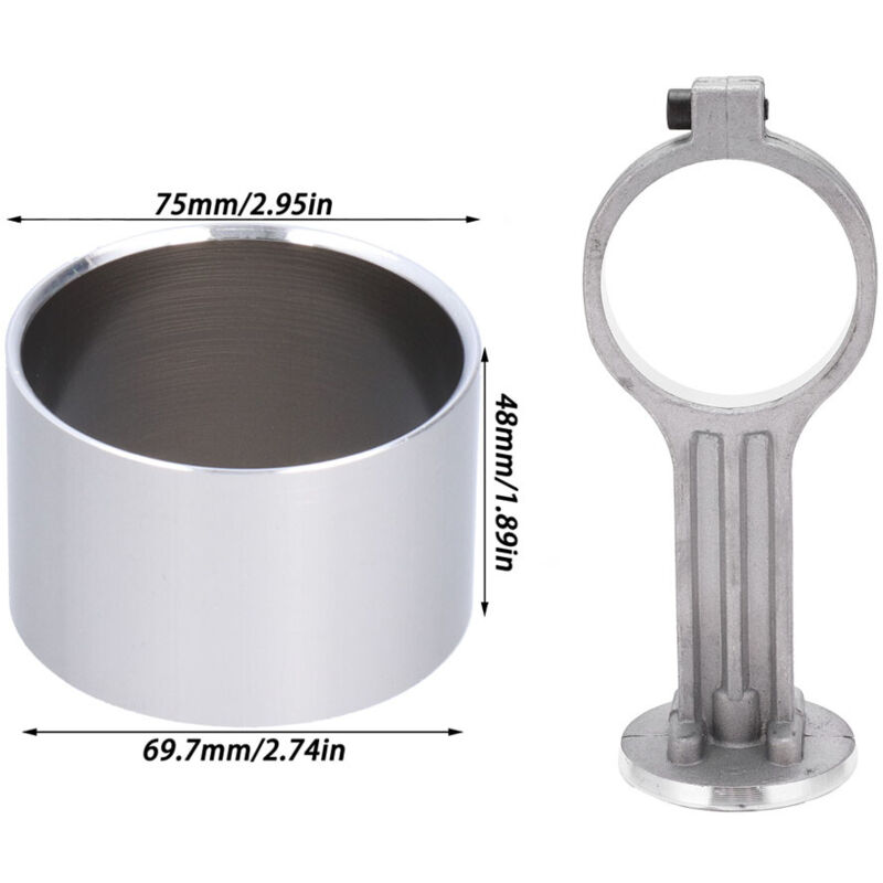 Cylindre de compresseur d'air à câble silencieux sans huile de remplacement léger de 1100 w avec accessoires de robinet à tournant sphérique de