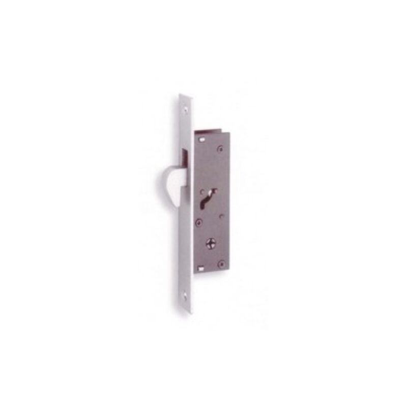 Serrure a crochet basculant vertical Fiam 304K pour profilA s en aluminium