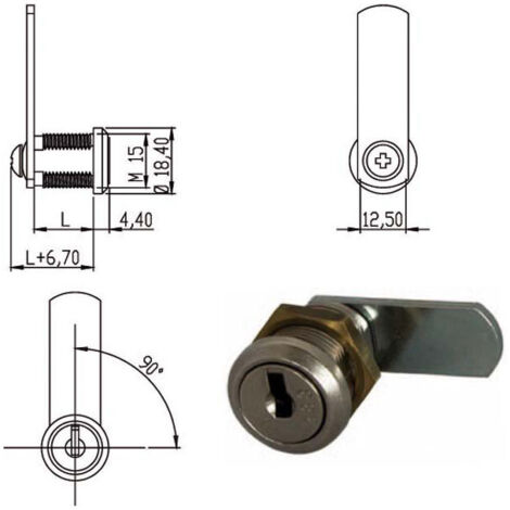 Cylindre de levier de 16 mm 162500 Omr
