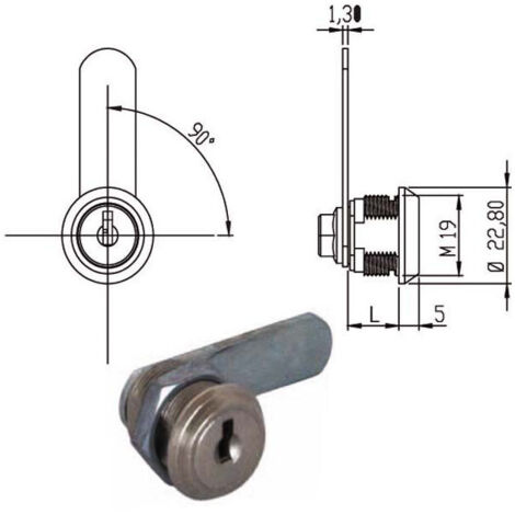 Cylindre de levier de 30 mm 163425 Omr