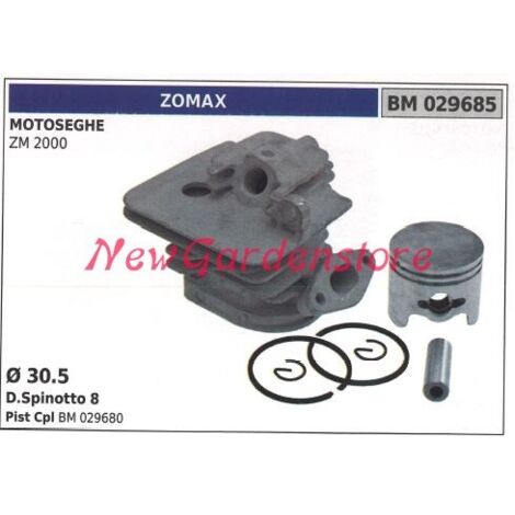 Cylindre de piston ZOMAX segments de piston pour moteur de tronçonneuse ZM 2000 029685