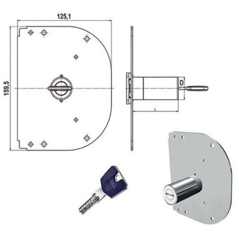 Cylindre de pompe mm 60 D 29 K55 Cr