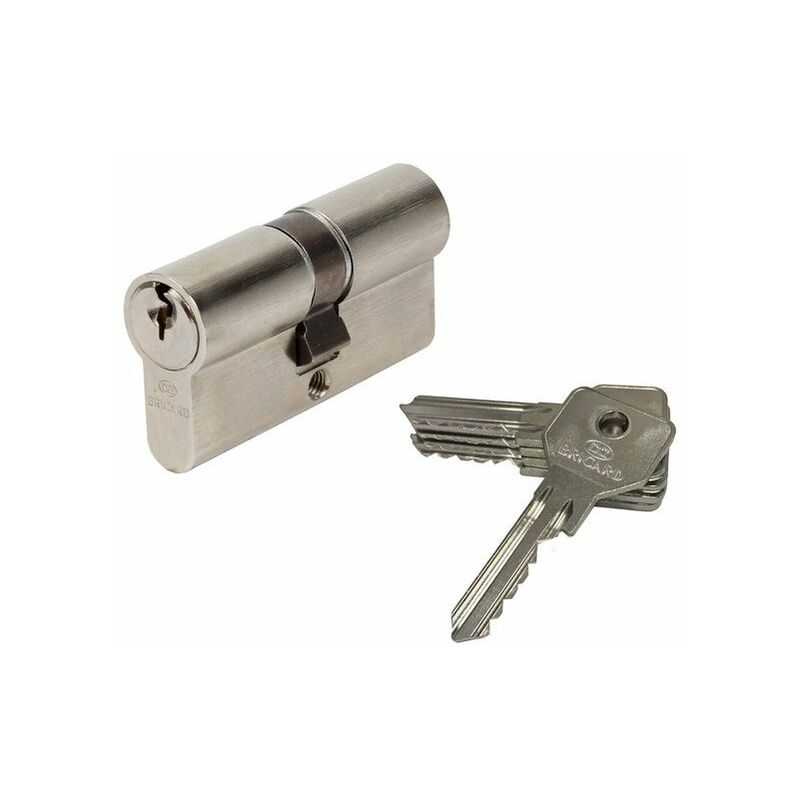 Bricard - Cylindre De Serrure Alpha Débrayable L.30 + 30 Mm
