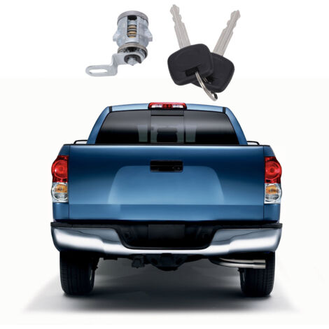 Cylindre de serrure de hayon arrière avec clés 69055 0C010, remplacement pour Toyota Tundra 2007-2013