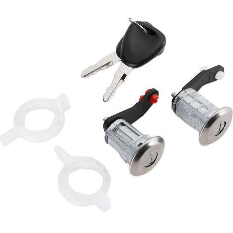 Cylindre de serrure de porte gauche droite avec 2 clés – Remplace OE 7701470944 – Compatible Renault Master 1998-2016 – Installation facile